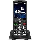 easyfone Elite 4G Volte Premium Senior Citizen Phone with 20+ Senior Friendly Features - Sturdy Build, Helps Seniors Stay Connected, Independent, Safe and Healthy