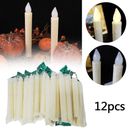 LED Flameless Taper Candles Lamp Party Dinner Window Lights Candle Electric Y5U0