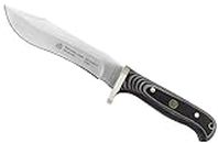 Puma SGB Buffalo Hunter Layered Black G10 Fixed Blade Hunting Knife with Leather Sheath