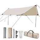 Proberos® 3 * 3m Canopy Tent Kit for Outdoor Camping, Waterproof Gazebo with Assembly Accessories, UPF 50+ Sunshade Camping Tent for Camping, BBQ, RV Travel, Picnic
