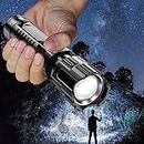 Lampe torche de camping – Lampe torche LED d'extérieur portable avec chargement USB, zoom en plastique, mini lampe de poche forte Mes commandes #16