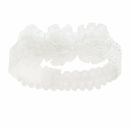 Baby Headband Girls White or Pink or Both Lace 3 Flower Hair Band by Soft Touch