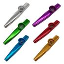 Multicolor Metal Kazoos Musical Instruments Flutes with Kazoo Flute Diaphragms