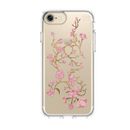 SPECK Presidio Clear+Pink Print Superior Slim Protection For NEW iPhone SE2 2020