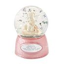 THINGS REMEMBERED Engraved Baptism Praying Girl Musical Snow Globe, Plays “The Lord is My Shepherd” Music, Beautiful and Unique Gift (Free Customization)