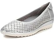 XTI - Zapato para Mujer, Color: Plata, Talla: 40