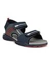 Campus Men's SD-055 NAVY/M.GRY Sports Sandals - 8UK/India 3K-SD-055