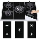 Stove Burner Covers, Gas Hob Range Protectors, Reusable Gas Stove Burner Covers, Non-Stick & Heat Resistant Gas Stove Mat Cooker Protector for Fast Kitchen Cleaning