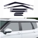 For Mitsubishi Outlander 22+ Black side Window Visor Vent Shades Sun Rain Guard