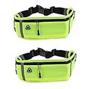 Toddmomy 2 pcs Sports Fanny Pack Waist Bag Hip Bags for Women Leather Bum Bag Belt Bags for Women bolsos deportivos para Mujer Waist Phone Bag Mobile Phone Bag Travel Ultra Thin