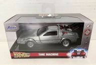 NEW Jada Toys 32185 Back to the Future TIME MACHINE 1:32 Die-Cast Metal Vehicle