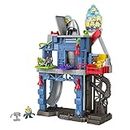 Jurassic World Fisher-Price Imaginext Minions Gru's Gadget Lair playset with Minion Otto figure and removable rocket for preschool kids ages 3-8 years,Multicolor