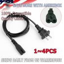 PS4 AC Power Cord Cable For Original Playstation PS2 PS3 PS4 Slim / Super Slim