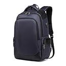 DC.meilun Water Proof Laptop Backpack for 15.6 Notebook,Men Backpack with USB Charging Port for Work and Business,Anti Theft Travel Women Backpack Keep Stuff Safe,College School Casual Knapsack Blue