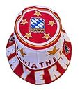 Chapeau de fan de Bayern (The Five Stars Club of Bavaria) Chapeau de soleil chapeau de pêcheur, chapeau de pêche, chapeau de fan, chapeau militaire, bleu/blanc, 59