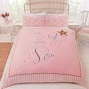 Rapport Home Wish Upon a Star Pink Single Bedding Set - Dreamy and Cozy Comfort for Your Bedroom