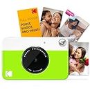 Kodak Printomatic Digital Instant Print Camera - Full Color Prints On Zink 2x3 Sticky-Backed Photo Paper (Green) Print Memories Instantly