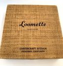 Vintage 1936 Cartercraft Loomette Hand Weaving Loom with Box & Needle