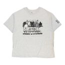 Walmart Hanes Graphic T-Shirt - 2XL Grey Cotton