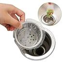 EZ LIVING Efficient Drainage AntiClogging Design and Durable Stainless Steel Construction for a Clean and Smooth Kitchen Sink Experience(60pcs)