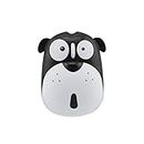 Cute Wireless Mouse, Cartoon Dog 2.4GHz Rechargeable Cordless Mouse with Nano USB Receiver Children Mice Kids Gaming Mouse for Notebook,Laptop,PC,Desktop (Black)