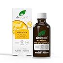 Dr Organic Vitamin E Pure Oil, Hydrating, Essential Oil, All Skin Types, Natural, Vegan, Cruelty-Free, Paraben & SLS-Free, Certified Organic, 50ml, Packaging may vary