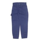 Pantalones para mujer KICKERS Classics azules relajados cónicos w28 l30