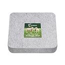 FCENDS Needle Felting Mat, 100% Natural Wool Needled Felting Pad, 6x6x1 inch Eco-Friendly Felting Block, Thick and Firm (6"x6")