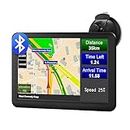 Bluetooth GPS Navigation for Cars Australia 7 inch Car Sat Nav for Trucks Lorry Maps Updates POI Postcode Speed Camera Alerts
