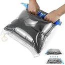 Oaixuilhy Compression Bags Space Saver Bags Vacuum Storage Bags for Travel Accessorie Roll-Up Compression No Need For Vacuum Machine (12pcs 2 sizes)