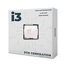Kingster I3 9TH 9100 Generation 9M Cache, up to 4.00GHz 9th gen Processor for LGA1151 Socket with (No Heatsink Metal & No Fan)