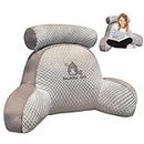 Laptop Bed Pillow, Ergonomic Bed Chair Pillow, Supportive Bed Pillow, Bed Rest Pillow with Arms, Sitting Up Bed Pillow, Bed Lounge Pillow, Adjustable Bed Pillow, Back Support Pillow for Bed Reading
