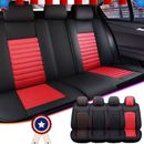 For Dodge Car Front Rear Seat Covers 3D Leather Full Set Cushions Interior Decor