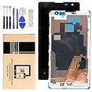 FriendlyChinese LCD Screen Replacement for Nokia Lumia 1020 N1020 U1020,Touch Screen Full Assembly Frame Replacement Parts,Professional Tools Include