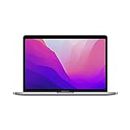 Apple 2022 MacBook Pro Laptop mit M2 Chip: 13" Retina Display, 8GB RAM, 256 GB SSD ​​​​​​​Speicher, Touch Bar, beleuchtete Tastatur, FaceTime HD Kamera. Kompatibel mit iPhone/iPad; Space Grau ​​​​​​​