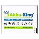 Akku-King Akku kompatibel mit Microsoft/Nokia BV-T4D - Li-Ion 3350mAh - für Lumia 950 XL, 950 XL Dual SIM, Cityman