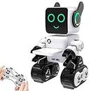 zechuan Robot Toy for Kids, Remote Control and Intelligent Programming RC Robot, Suitable for Kids and Over to Music, Dancing, Talk, Play with Kids as a Gift for Gril and Boy(White)