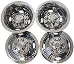 XIUHUA 16 Inch Stainless Steel Wheel Simulators Full Kits for Most of Chevy GMC Ford Dodge Dually Wheels