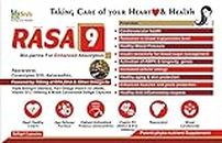 LIFE STYLE STUDIO Rasa 9 Capsules Bio-Perine for Enhanced Absorption Potent Supplement High Strength for Healthy Heart, Brain & Body,