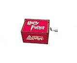 Caaju Harry Potter Music Box Hand Crank Classic Music Box Birthday Gifts for Girls Boys Kids Friends Family Harry Potter i Solemnly Swear That i am Sound Box (Red)