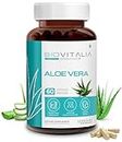 BIOVITALIA ORGANICS Aloe Vera Extract Capsule for Men & Women | Dietary Supplement | Support Immune System | Supports Healthy Digestion - 60 Veg Capsules