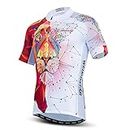 Cycling Jersey Men Short Sleeve Bike Clothing, Cf0349-sj, Large