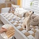 Snugglepaw Pet Bed Couch Cover, Couch Cover for Dogs Washable, Non Slip Pet Couch Covers for Sofa, Dog Blanket for Couch, Dog Couch Cover Protector (20x20 Inch (Mini),Khaki)