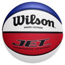 Wilson Jet Pro Composite Leather Size 7 Basketball Red-White-Blue COMES INFLATED
