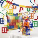 The Party Aisle™ 8 Piece Block Birthday Party Decoration Kit in Blue/Green/Yellow | Wayfair 9CCE402328B14FFB90AC491C06655373