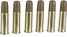 Evike Airguns - Spare Brass Shells for WinGun Dan Wesson Colt U Smith & Wesson 4.5mm (.177) Co2 Airgun Revolvers - Set of 6