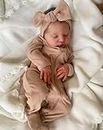 iCradle Reborn Baby Dolls Reborn 19 Inches That Looks Real Baby Girl Doll Lifelike Silicone Vinyl Newborn Soft Doll Toddlers Toys for age 3+