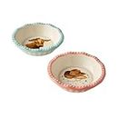 The Pioneer Woman Floral Medley 4.75-Inch Stoneware Mini Pie Pans, Set of 2