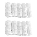 Camidy 10 Pack Baby Muslin Washcloths 6 Layers Cotton Soft Muslin Face Towel Burp Cloths for Baby 12 x 12 Inch