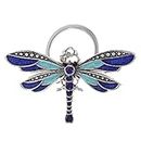 jojofuny Backpack Charms Dragonfly Keychain Crystal Car Hanging Ornament Car Bling Beaded Purse Decorative Key Chain
